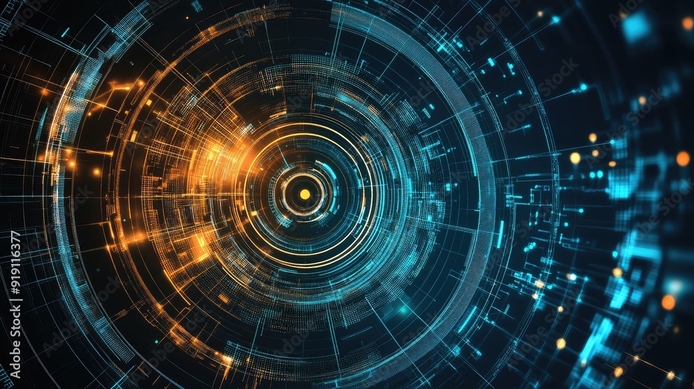 Digital background for tech, AI, data, audio, graphics Digital background for tech, AI, data, audio, graphics