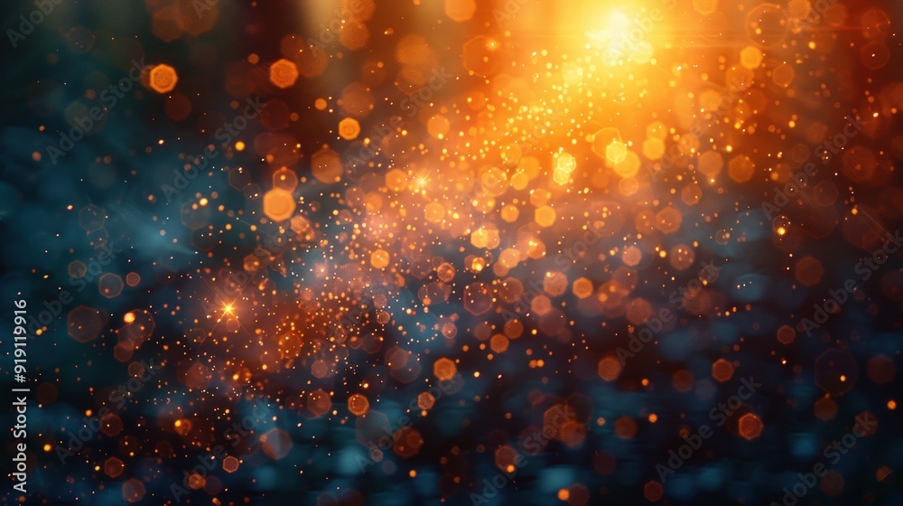 Abstract Bokeh Background with Warm Colors. Abstract Bokeh Background with Warm Colors.