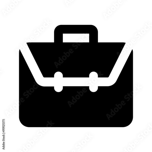 briefcase glyph icon