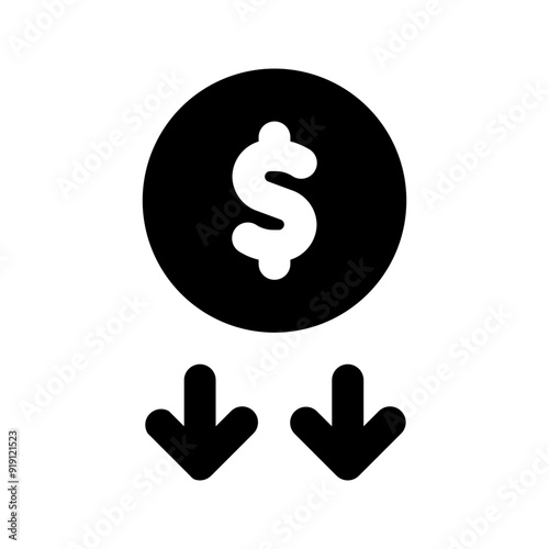 loss glyph icon