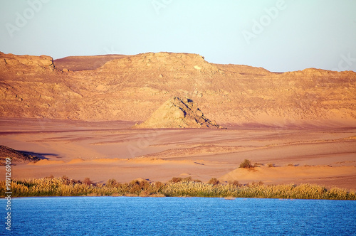Unknown pyramid in the Lower Nubian Desert, Egypt