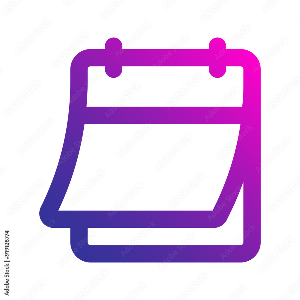 calendar gradient icon calendar gradient icon