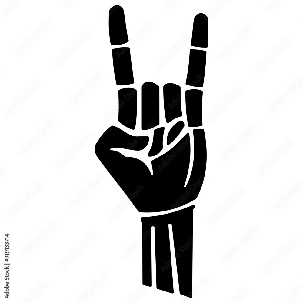 Silhouette design of cool rock band handmade emblem. Silhouette design of cool rock band handmade emblem.
