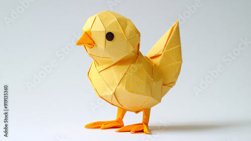little chick standing
