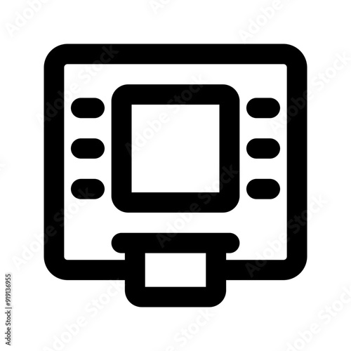 atm line icon