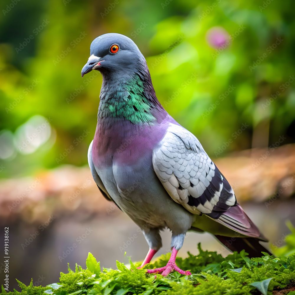 Obraz premium pigeon in natural environment