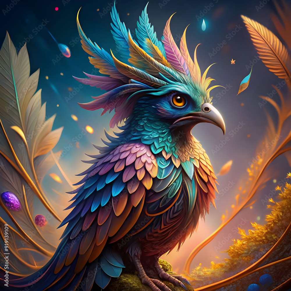 fantasy bird illustration fantasy bird illustration