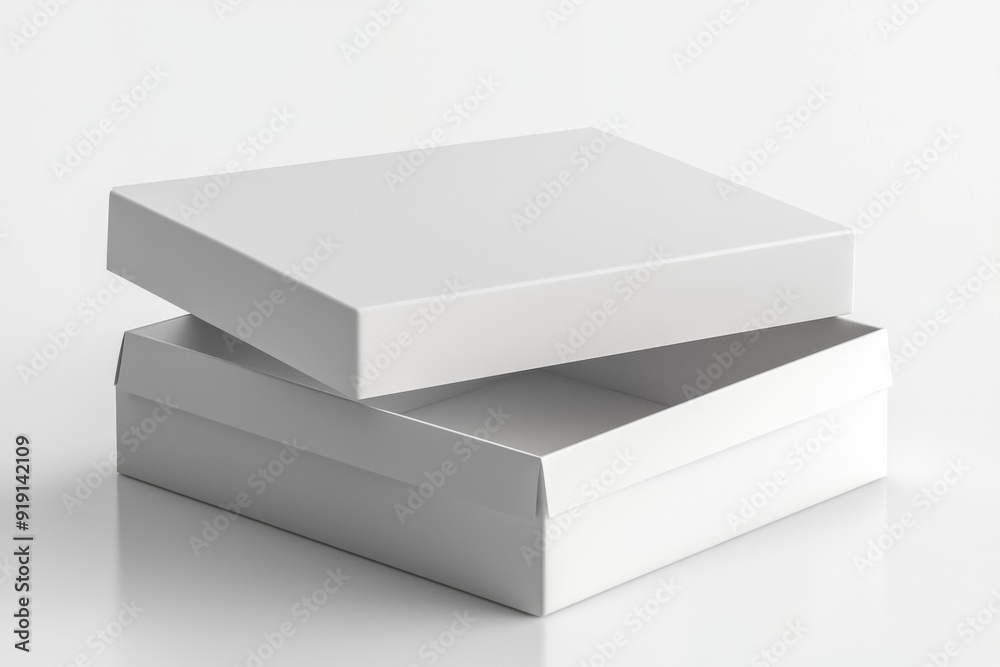 Paper Box Mockup A4 on isolated background created with Generative AI Paper Box Mockup A4 on isolated background created with Generative AI