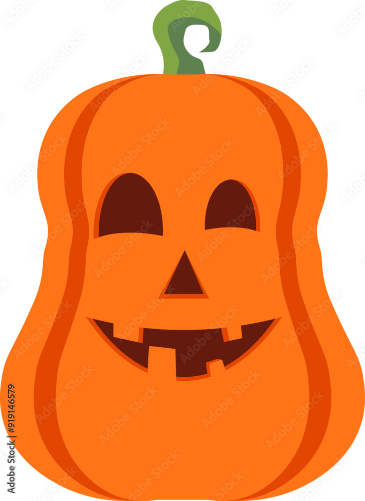 Halloween pumpkin icon. Flat symbol. Halloween pumpkin icon. Flat symbol.