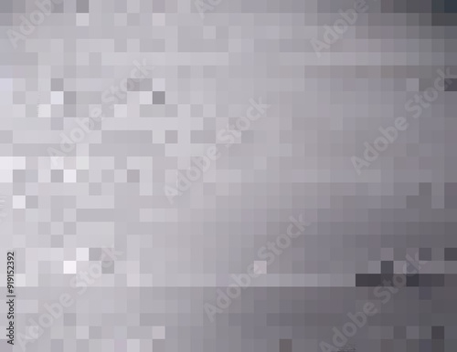 Mosaic abstract pixel art grey color for background usage