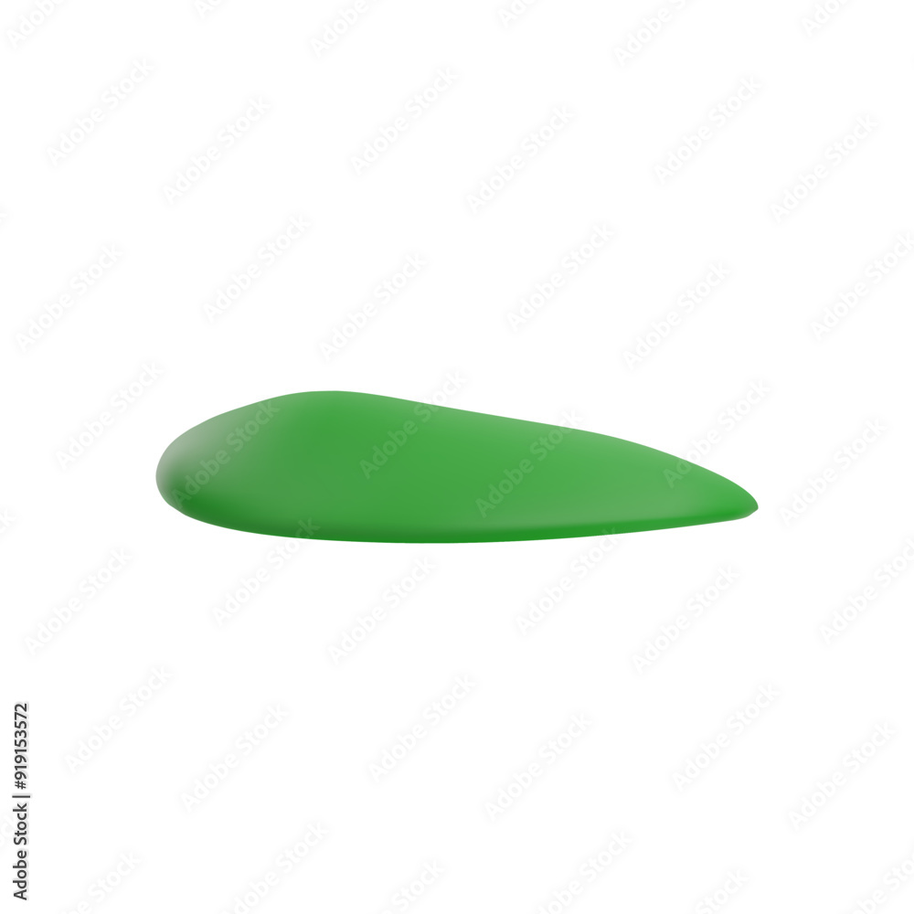 3D vector price with picturesque hills with lush green grass isolated on a white background 3D vector price with picturesque hills with lush green grass isolated on a white background