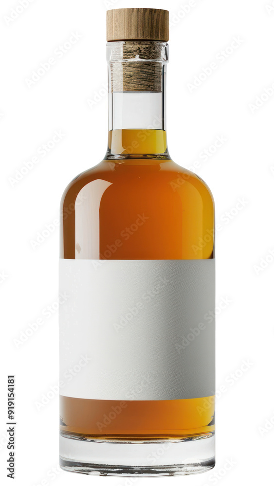 PNG Elegant whiskey bottle with label PNG Elegant whiskey bottle with label