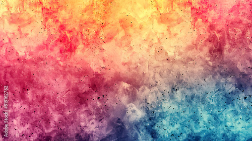 Wallpaper Mural Watercolor gradient wash, rich and intense hues, seamless texture, high-quality digital paper for creative and lively backgrounds  Torontodigital.ca