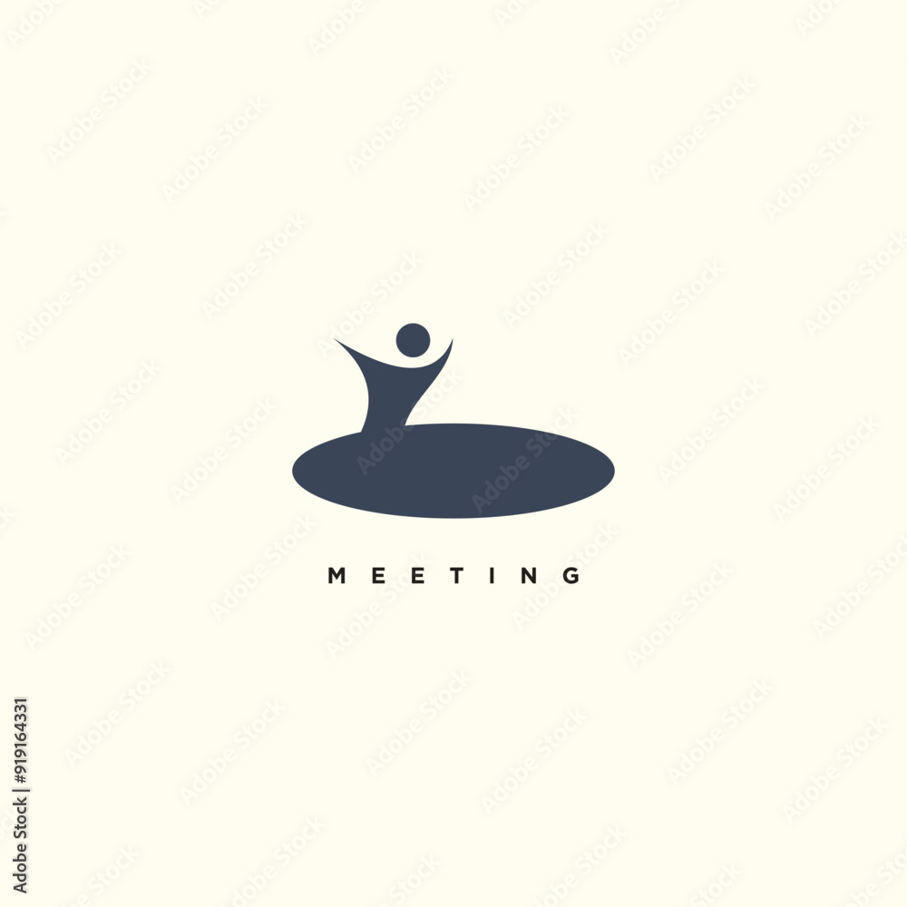 Human resources logo design with a health care concept