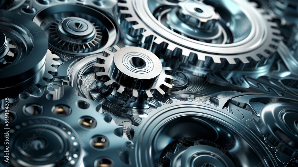 Abstract gear mechanism Abstract gear mechanism