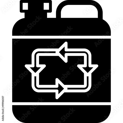 Bio Diesel Recycle Icon