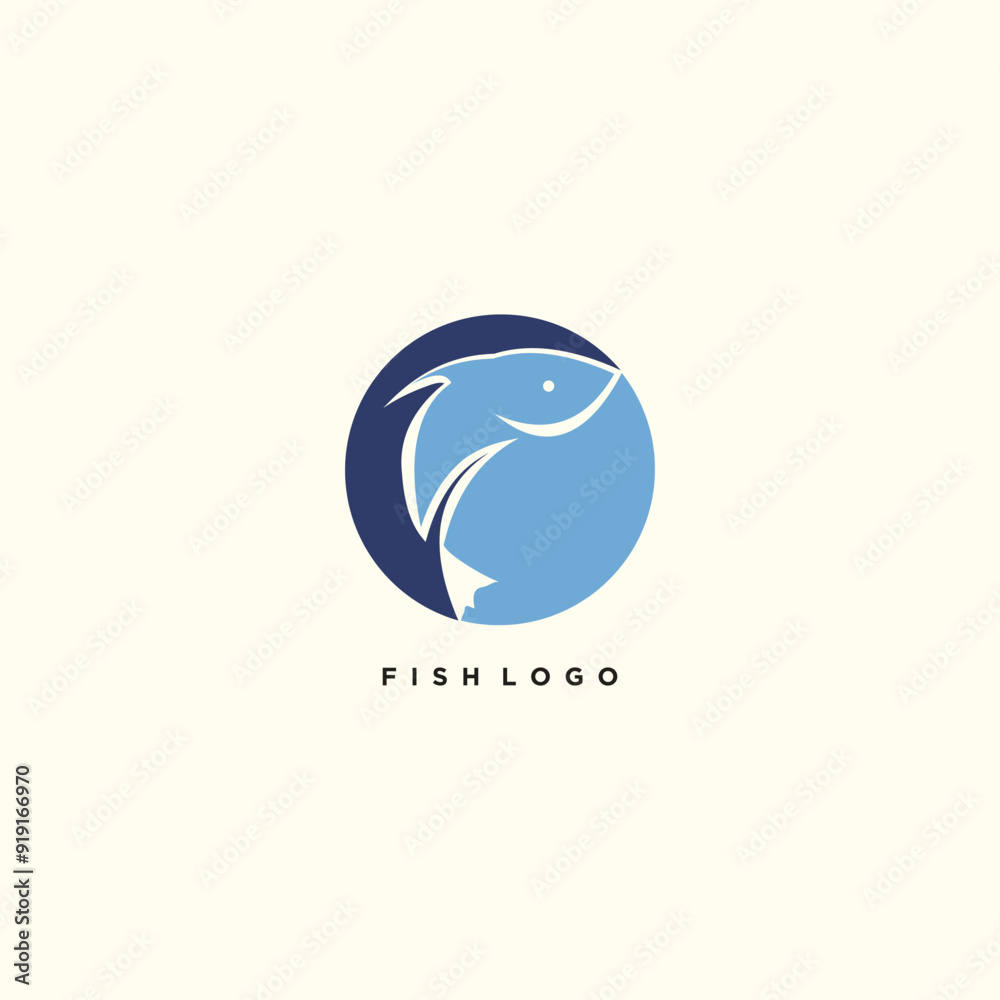 Fish logo design simple concept Fish logo design simple concept