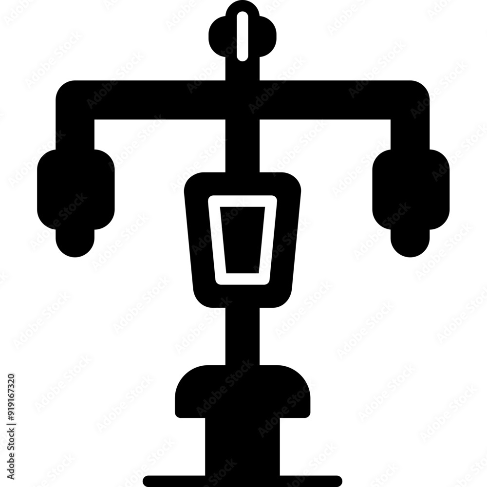 Lat Pulldown Machine Icon Lat Pulldown Machine Icon