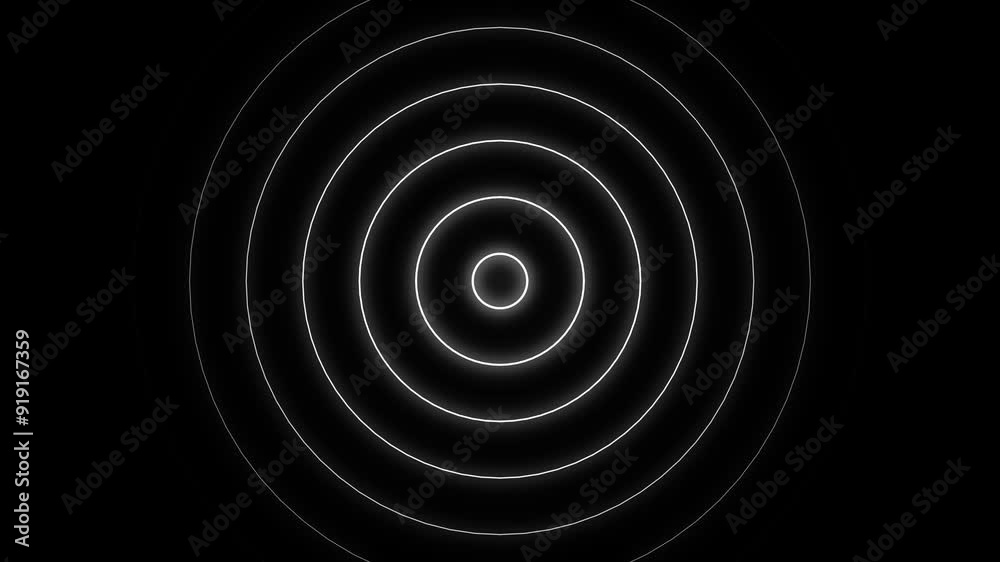 Abstract Digital Futuristic Radio Wave Animation. Abstract Digital Futuristic Radio Wave Animation.