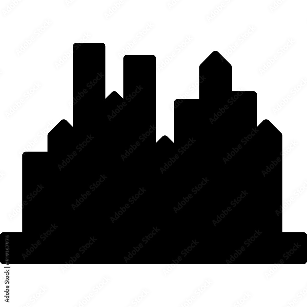 Fototapeta premium Bar Chart Icon