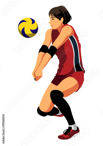 女子バレーボール選手