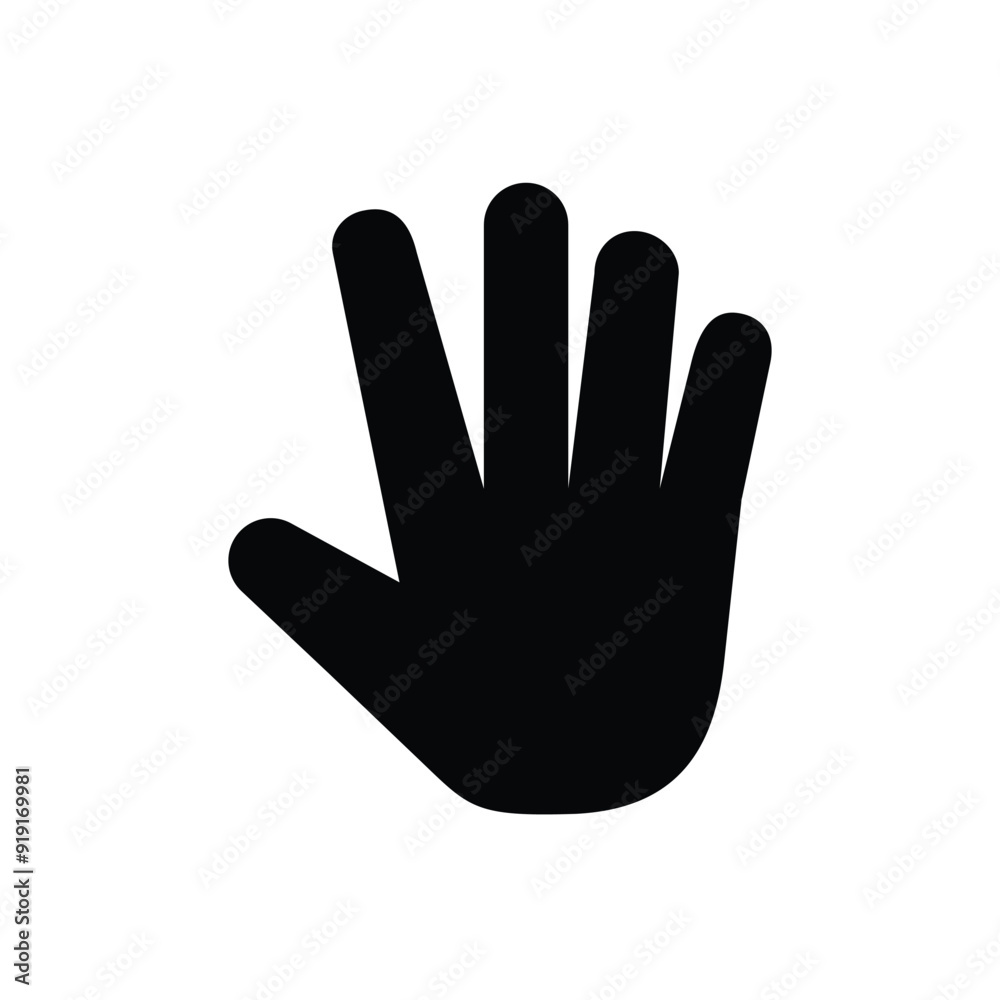 hand tool icon pan tool, computer mouse cursorFlat Style black and white hand tool icon pan tool, computer mouse cursorFlat Style black and white