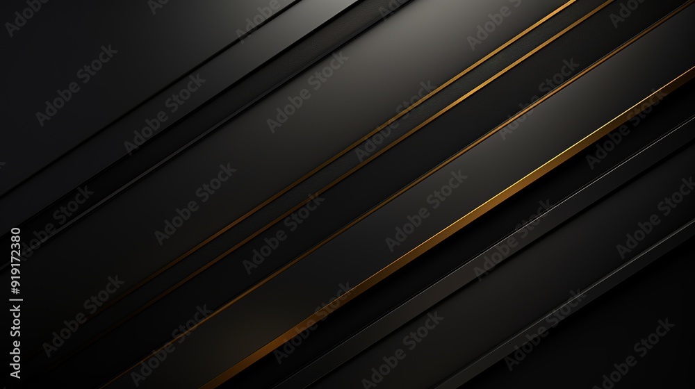 Abstract black and gold diagonal lines background. Abstract black and gold diagonal lines background.