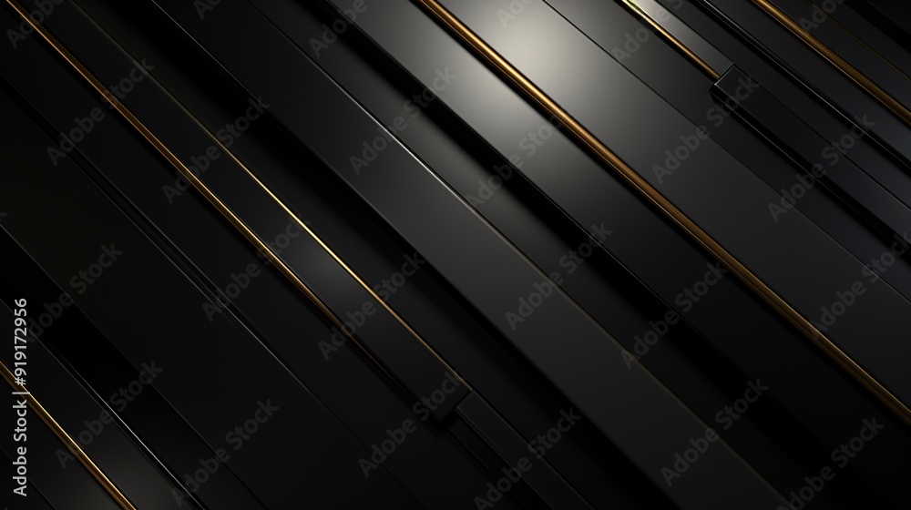 Abstract black and gold diagonal lines background. Abstract black and gold diagonal lines background.