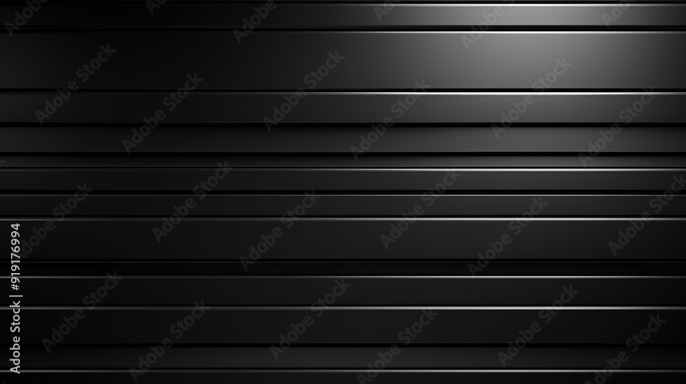 Abstract black background with horizontal stripes and subtle lighting. Abstract black background with horizontal stripes and subtle lighting.