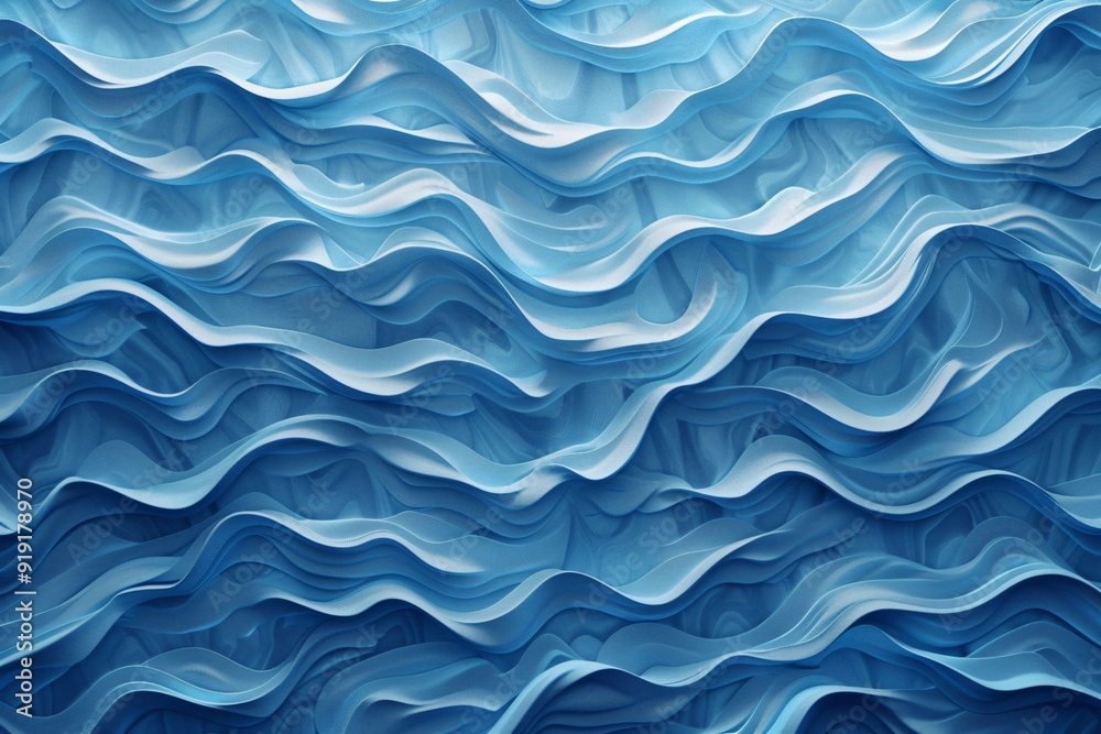 Abstract textured blue seamless pattern background.  Seamless pattern and generative AI.