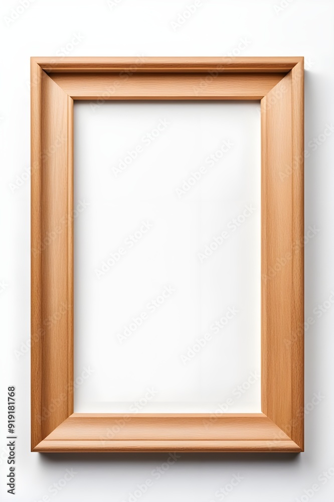 wooden frame Isolated on white wooden frame Isolated on white