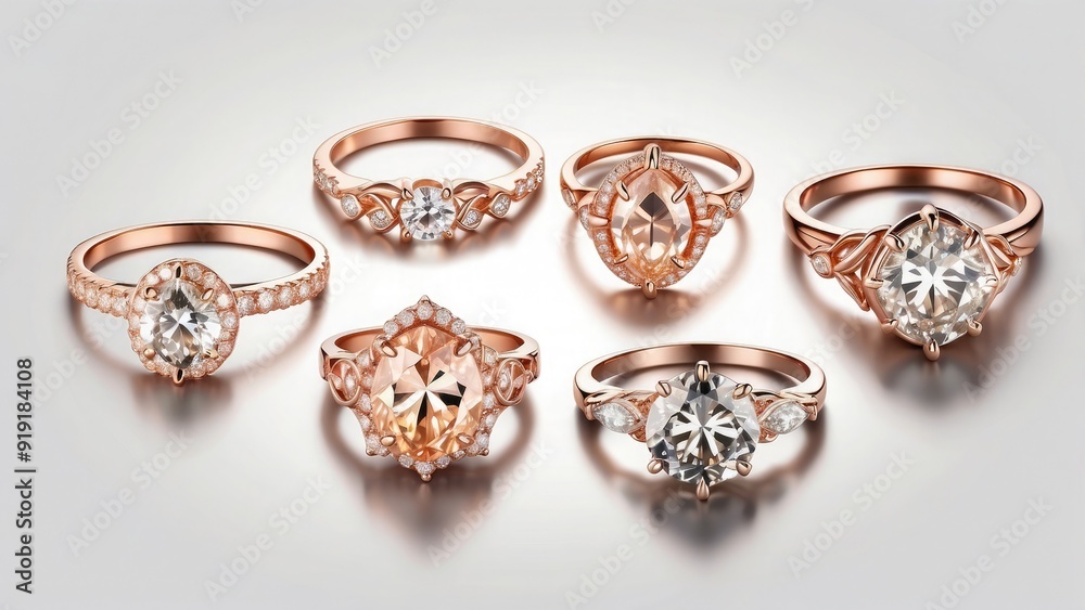 Set_of_various_gorgeous_rose_gold_diamond_e Set_of_various_gorgeous_rose_gold_diamond_e