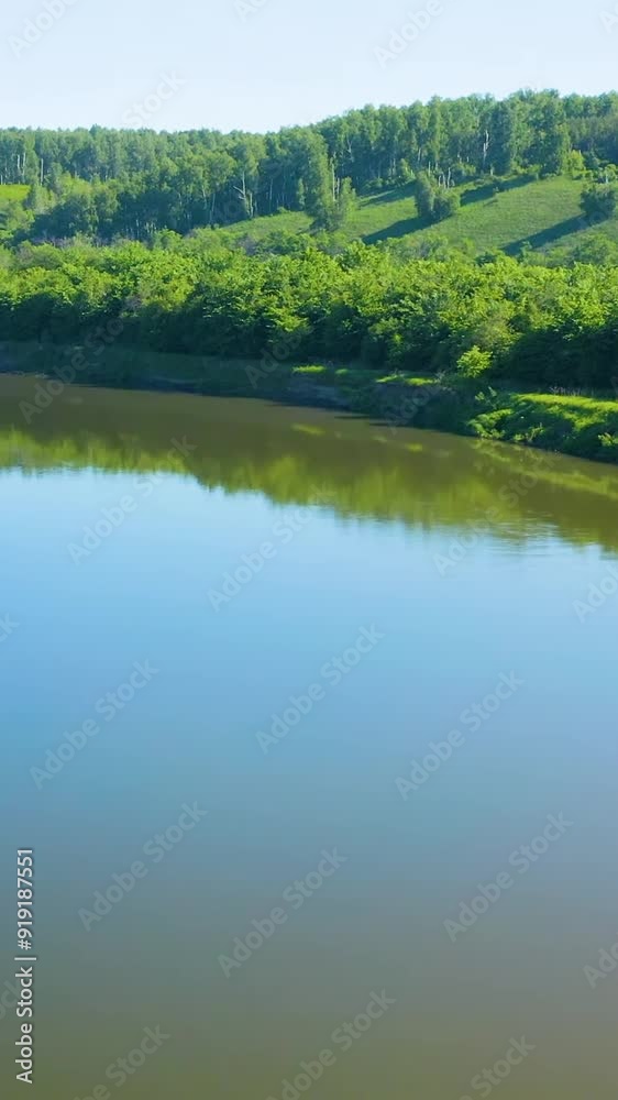 Aerial view of rural area during summer Aerial view of rural area during summer