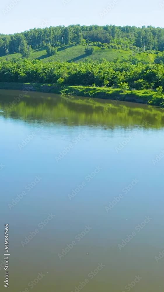 Aerial view of rural area during summer Aerial view of rural area during summer