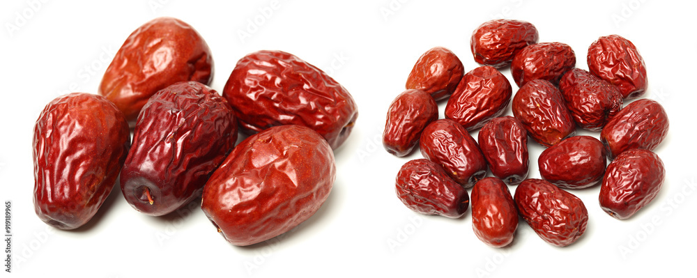 red date on white background red date on white background