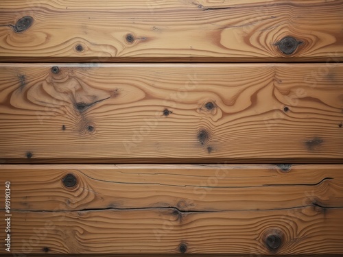 Rugged and Textured Wooden Planks with Natural Patterns and Knots