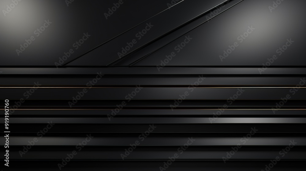 Abstract black and gold geometric background. Abstract black and gold geometric background.