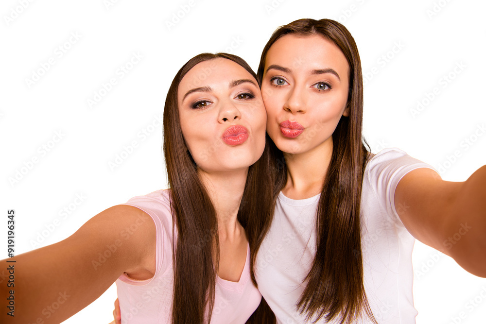 Φωτογραφία Self-portrait of nice cute charming lovely sweet girlish feminine winsome attrac