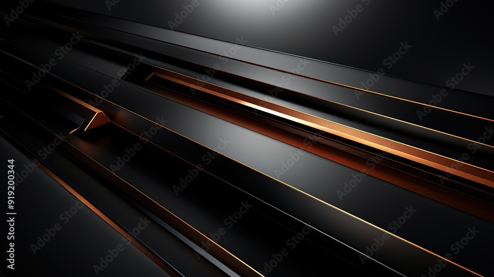 Abstract black and gold geometric background with diagonal lines. Abstract black and gold geometric background with diagonal lines.
