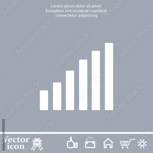 Vector icon of white color on a gray background Free Download Vector icon of white color on a gray background - GFXLoad