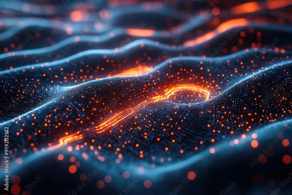 futuristic visualization of quantum computing and ai merger glowing circuit patterns intertwine with neural networks set against a dark backdrop with space for text futuristic visualization of quantum computing and ai merger glowing circuit patterns intertwine with neural networks set against a dark backdrop with space for text