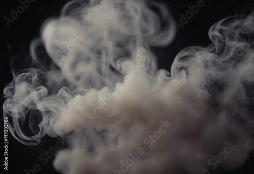 Smoke on black backgroundSmoke on black background photo