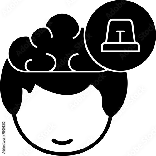 Anxiety Vector Icon Design