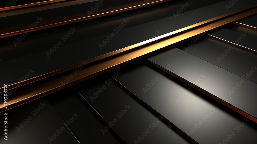 Abstract black and gold geometric pattern. Abstract black and gold geometric pattern.