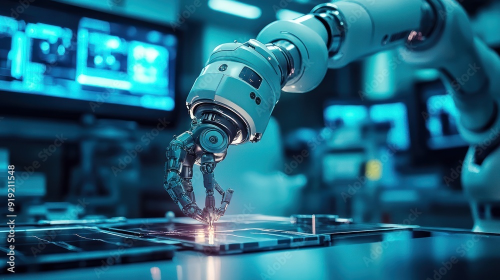 Robotic Arm Precision Assembly Robotic Arm Precision Assembly