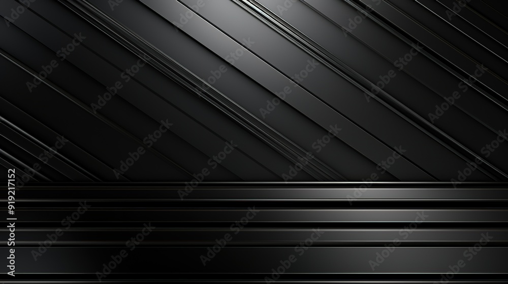 Obraz premium Abstract black and grey diagonal stripes background.