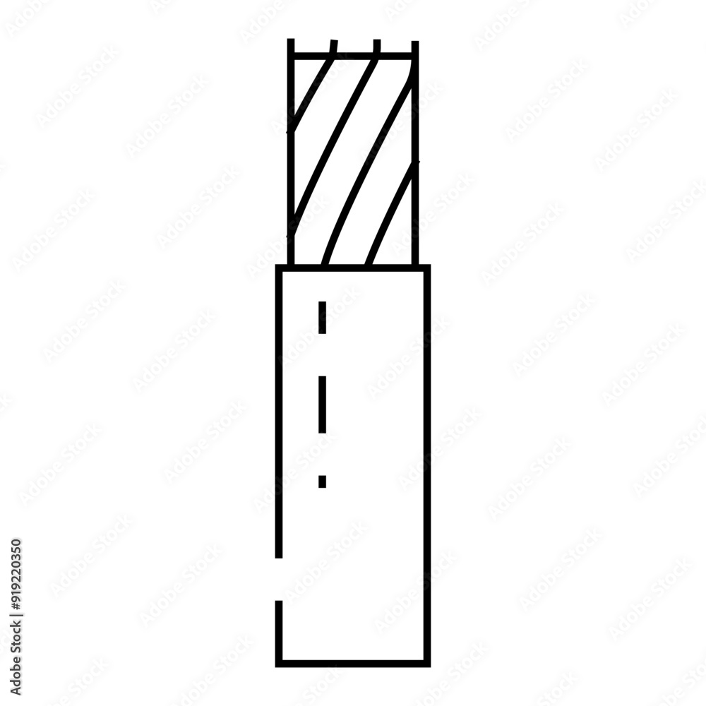 flame retardant low smoke halogen cable line icon vector. flame retardant low smoke halogen cable sign. isolated contour symbol black illustration
