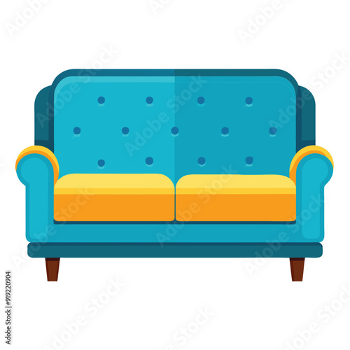 sofa isolated on white background
