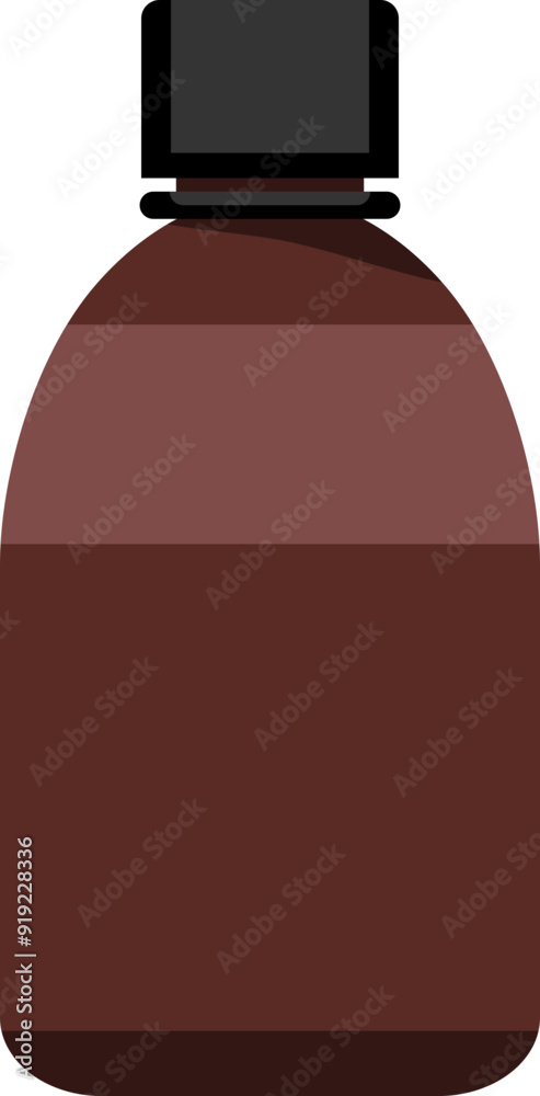 Plastic bottle icon. Flat style. Plastic bottle icon. Flat style.