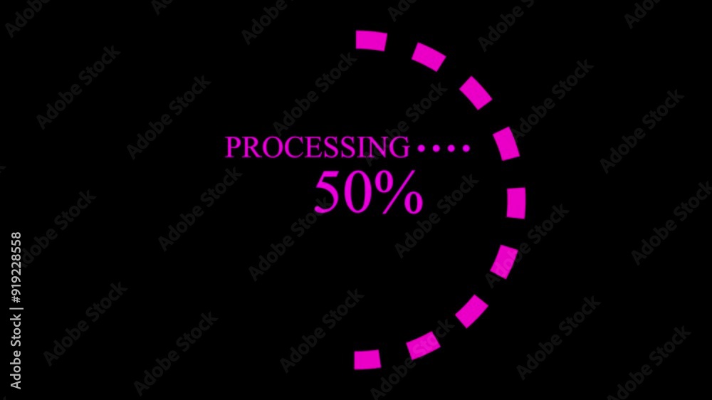 Loading Progress Round Bar. 4K Video. Pixel Preloader. Downloading Barloading Screen. Animation on Black Background Loading Progress Round Bar. 4K Video. Pixel Preloader. Downloading Barloading Screen. Animation on Black Background